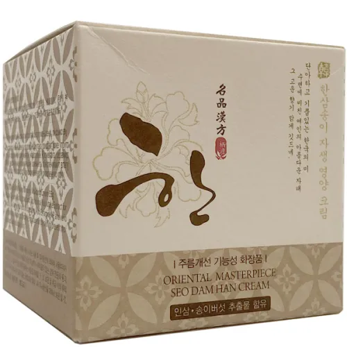 Восстанавливающий крем для лица 3W Clinic Seo Dam Han Panax Ginseng Vitalizing Cream с экстрактом женьшеня, 55 г.