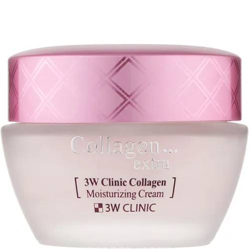Экстра увлажняющий крем для лица 3W Clinic Collagen Extra Moisturizing Cream с коллагеном, 60 мл.