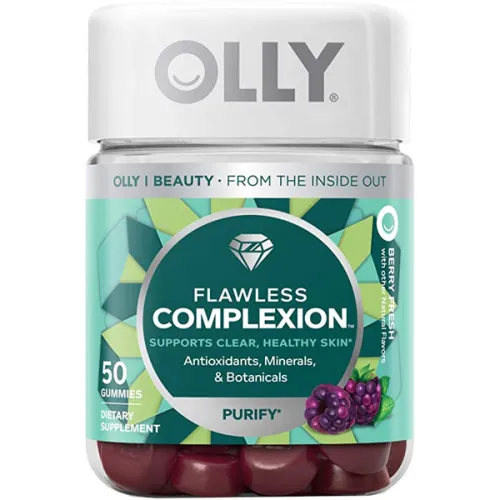 Мультивитаминный жевательный комплекс для здоровья кожи OLLY Flawless Complexion Gummy