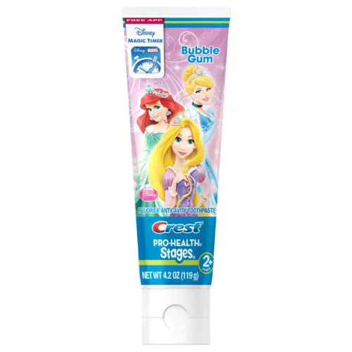 Зубная паста для детей «принцессы диснея» Crest Pro-Health Stages Disney Princess Kid’s Toothpaste, 119 г.