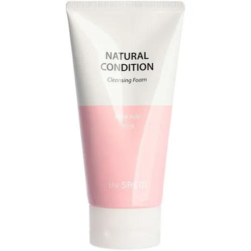 Низкокислотная пенка для умывания для чувствительной кожи The Saem Natural Condition Cleansing Foam Weak Acid, 150 мл.