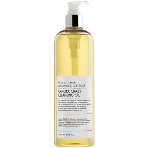 Гидрофильное масло для лица Graymelin Canola Crazy Cleansing Oil с экстрактом канолы, 500 мл.
