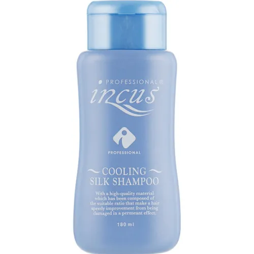 Освіжаючий шампунь для волосся Incus Cooling Silk Shampoo з ментолом та шовком, 180 мл.