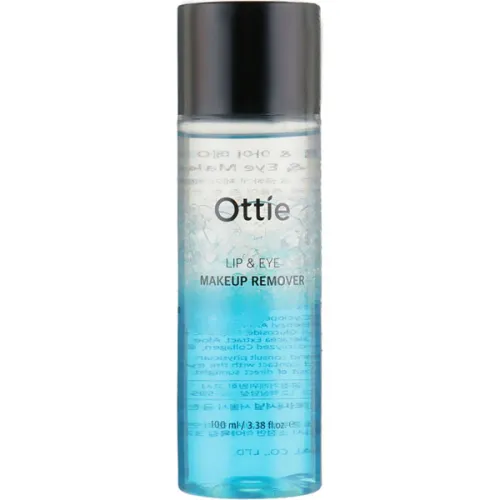 Засіб для зняття макіяжу Ottie Lip & Eye Make Up Remover з очей та губ, 100 мл.