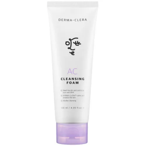 Пенка для умывания Ottie Derma-Clera AC Cleansing Foam с экстрактом ластовня, 120 мл.