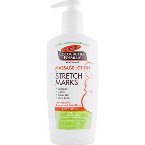 Масажний лосьйон від розтяжок Palmer’s Cocoa Butter Formula Massage Lotion for Stretch Marks з маслом какао, 250 мл.