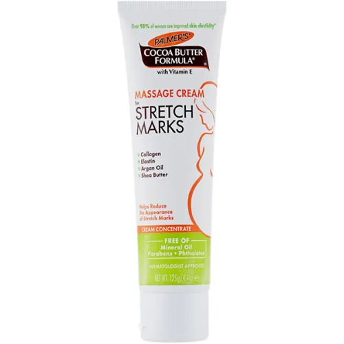 Массажный крем от растяжек Palmer’s Cocoa Butter Formula Massage Cream for Stretch Marks с маслом какао, 11 мл.