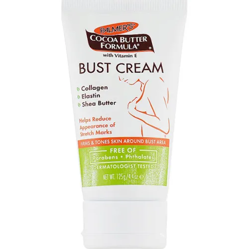 Зміцнюючий крем для грудей Palmer’s Cocoa Butter Formula Bust Cream з олією какао, 125 г.