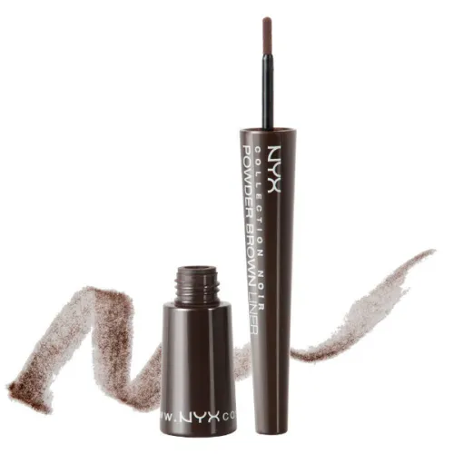 Пудровая подводка для глаз NYX Powder Brown Liner, 0.7 мл.
