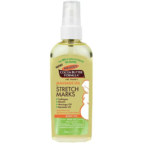 Масажна олія від розтяжок Palmer’s Сосоа Butter Formula Massage Body Oil for Stretch Marks з олією какао, 100 мл.