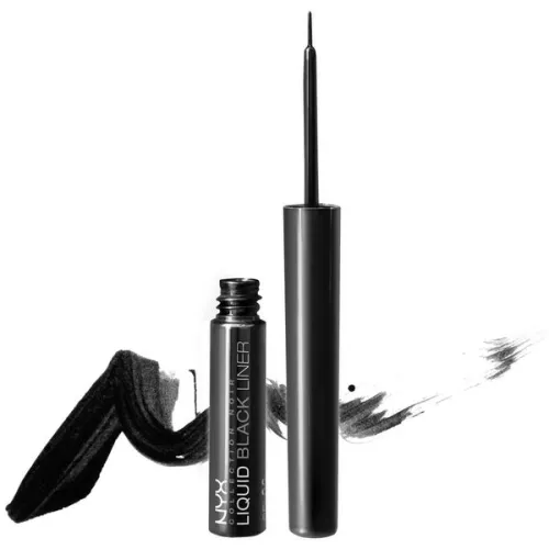 Черная жидкая подводка NYX Skinny Liquid Black Liner, 3.5 г.