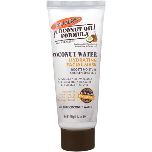 Зволожуюча маска для обличчя Palmer’s Coconut Oil Formula Coconut Water Hydrating Facial Mask з кокосовою олією та вітаміном