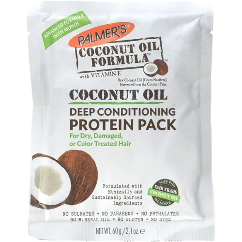 Кондиціонуюча протеїнова маска для волосся Palmer’s Coconut Oil Formula Deep Conditioning Protein Pack з кокосовою олією та