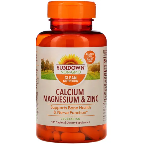 Кальций, магний и цинк Sundown Naturals Calcium Magnesium & Zinc