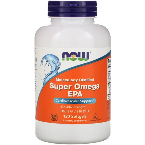 Молекулярно дистиллированный рыбий жир Now Foods Super Omega EPA Molecularly Distilled 2000 mg, 2000 мг.