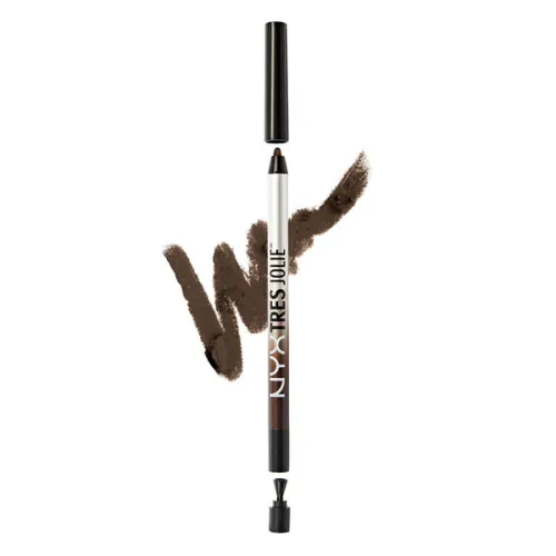 Гелевый карандаш для глаз NYX Tres Jolie Gel Pencil Liner Brown, 0.5 г.
