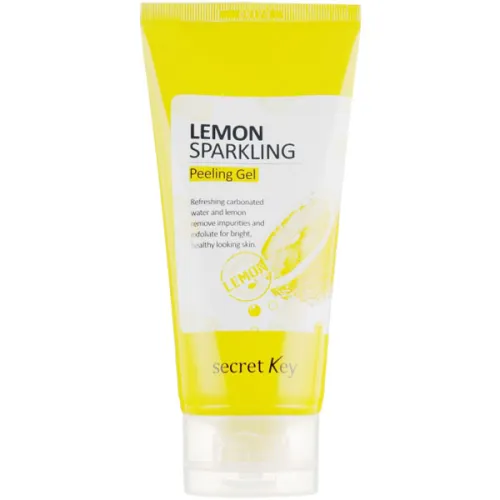 Лимонная пилинг-скатка для лица Secret Key Lemon Sparkling Peeling Gel, 120 мл.