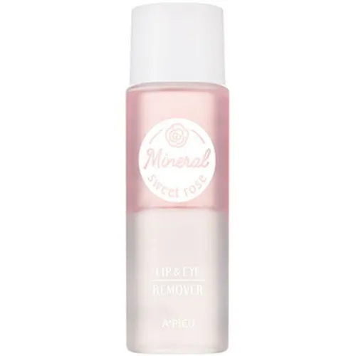 Средство для демакияжа губ и глаз A’pieu Mineral Lip & Eye Remover Sweet Rose с розовой водой, 100 мл.