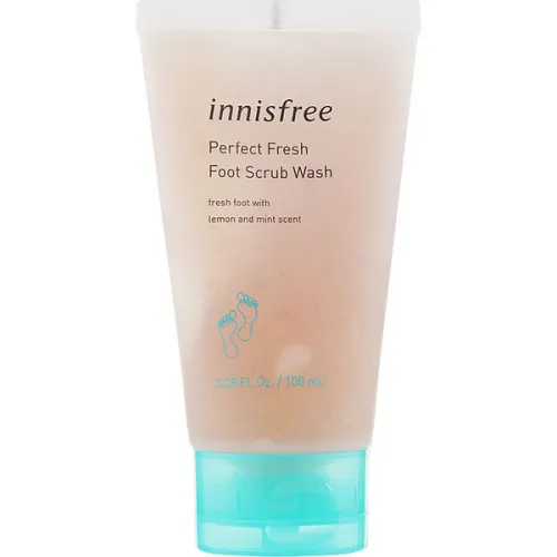 Освіжаючий гель-скраб для ніг Innisfree Perfect Fresh Foot Scrub Wash, 100 мл.