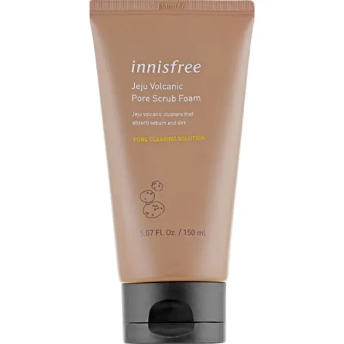 Вулканическая скраб-пенка для лица Innisfree Jeju Volcanic Pore Scrub Foam, 150 мл.