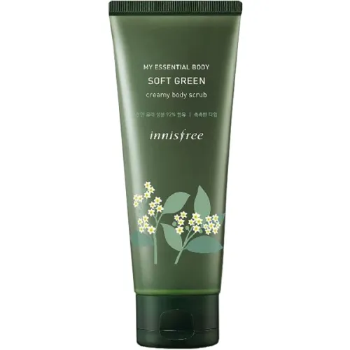 Кремовый скраб для тела Innisfree My Essential Body Soft Green Creamy Body Scrub, 150 мл.