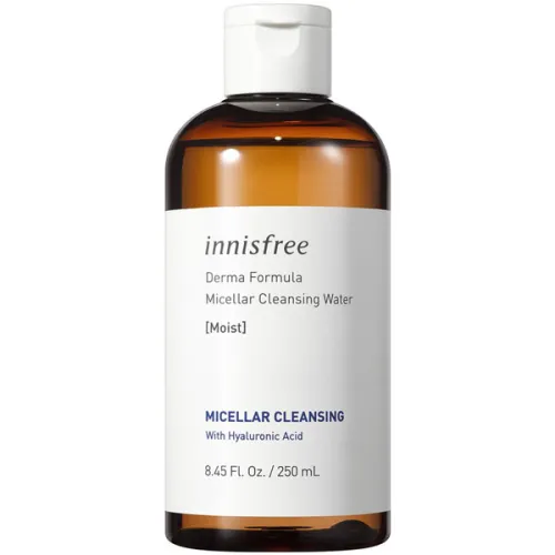 Міцелярна вода Innisfree Derma Formula Micellar Cleansing Water Moist з низькомолекулярною гіалуроновою кислотою, 250 мл.