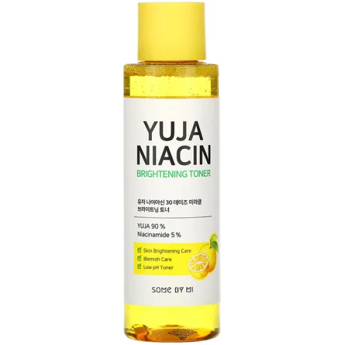 Осветляющий тонер для лица Some By Mi Yuja Niacin 30 Days Miracle Brightening Toner с экстрактом юдзу, 150 мл.