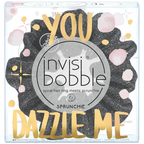 Резинка-браслет для волосся «сіра» Invisibobble Sprunchie You Dazzle Me