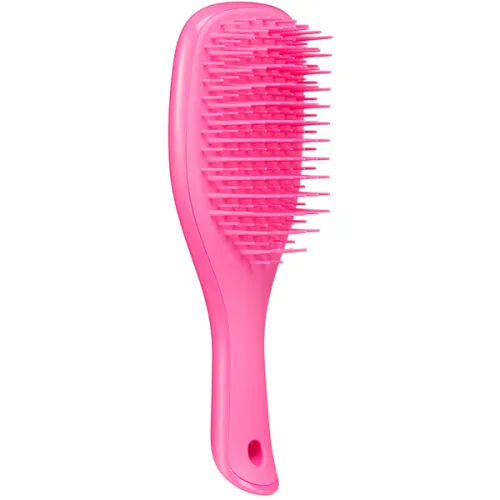 Универсальная мини расческа для волос Tangle Teezer Mini Baby The Wet Detangler Pink Sherbet с ручкой «малиновая»