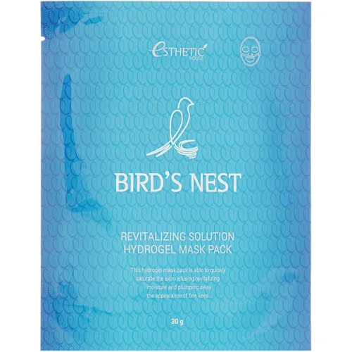 Гідрогелева маска для обличчя Esthetic House Bird’s Nest Revitalizing Solution Hydrogel Mask з екстрактом ластівчиного