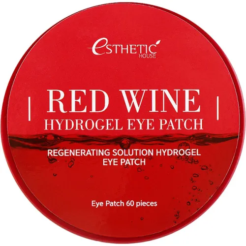 Гідрогелеві патчі для очей Esthetic House Red Wine Hydrogel Eye Patch з екстрактом червоного вина