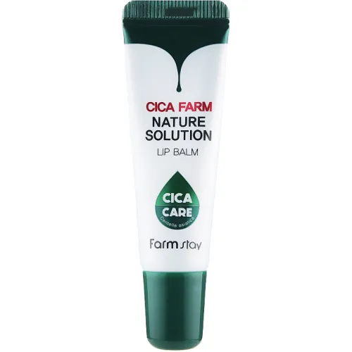 Бальзам для губ FarmStay Cica Farm Nature Solution Lip Balm з центеллою, 10 г.