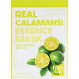 Тканевая маска для лица FarmStay Real Calamansi Essence Mask с экстрактом каламанси, 23 мл.