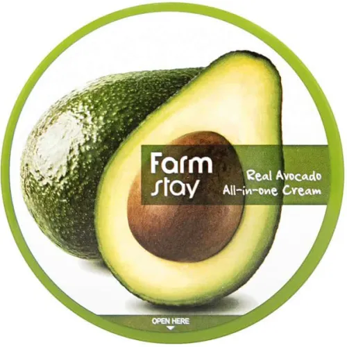 Универсальный питательный крем FarmStay Real Avocado All-in-One Cream с экстрактом авокадо, 300 мл.