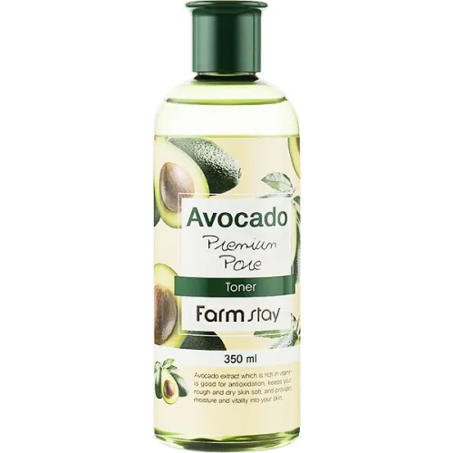 Тонер для обличчя FarmStay Avocado Premium Pore Toner з екстрактом авокадо, 350 мл.