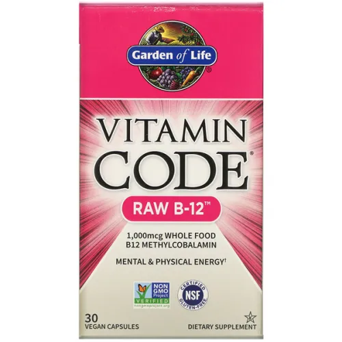 Сырые витамины В-12 Garden of Life Vitamin Code RAW B-12