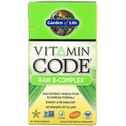 Комплекс сырых витаминов B Garden of Life Vitamin Code RAW B-Complex