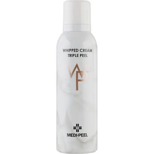 Очищающая пилинг-пенка для лица Medi Peel Whipped Cream Triple Peel с кислотами, 180 мл.