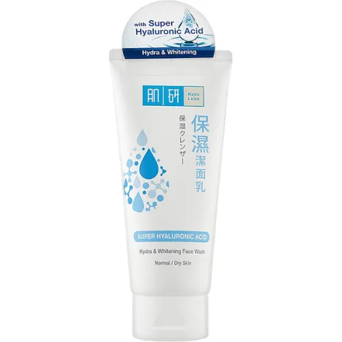 Увлажняющая крем-пенка для умывания Hada Labo Super Hyaluronic Acid Hydra & Whitening Face Wash с супер-гиалуроновой
