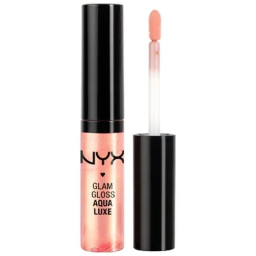 Блеск для губ NYX Glam Lipgloss Aqua Luxe с шиммером, 7 мл.