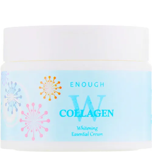 Осветляющий крем для лица Enough W Collagen Whitening Essential Cream с коллагеном, 50 мл.