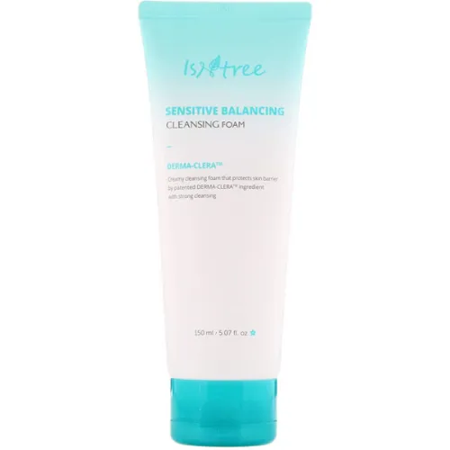 Пенка для умывания для чувствительной кожи IsNtree Sensitive Balancing Cleansing Foam с экстрактом пиона, 20 мл.