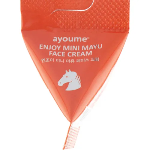 Відновлюючий крем для обличчя Ayoume Enjoy Mini Mayu Face Cream з кінським жиром, 3 г.