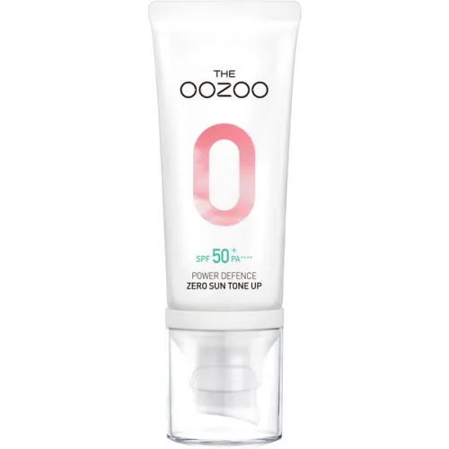 Солнцезащитный крем выравнивающий текстуру кожи лица The OOZOO Power Defence Zero Sun Tone Up SPF50+ PA++++, 50 мл.