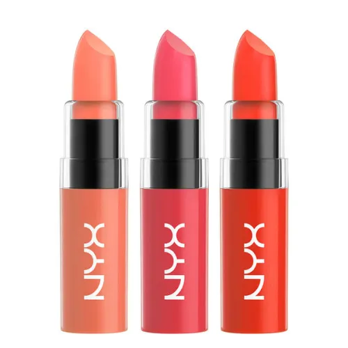 Набор помад для губ NYX Butter Lipstick Set 4, 3 шт. х 4.5 г.