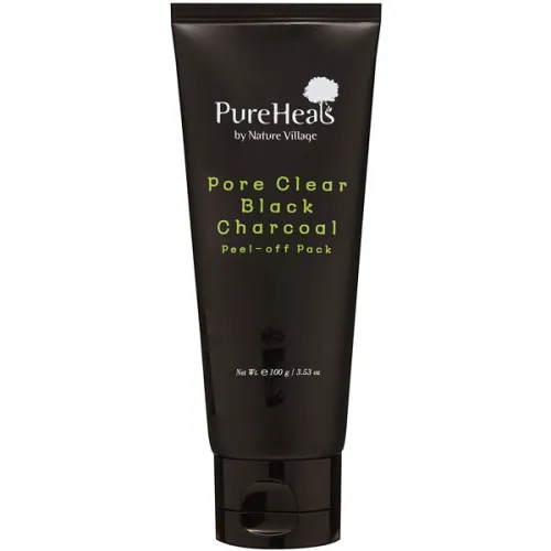 Маска-пленка PureHeal’s Pore Clear Black Charcoal Peel-off Pack с черным углем для очищения пор от загрязнения, 100 г.