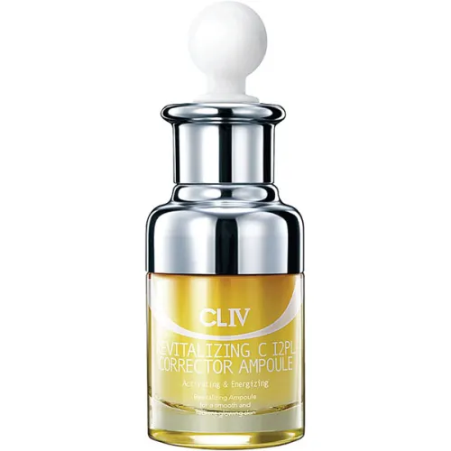 Витаминизирующая сыворотка для лица CLIV Revitalizing C 12PL Corrector Ampoule с витамином С, 30 мл.