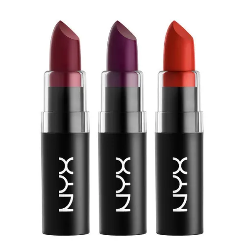 Набор матовых помад для губ NYX Matte Lipstick Set 1, 3 шт. х 4.5 г.