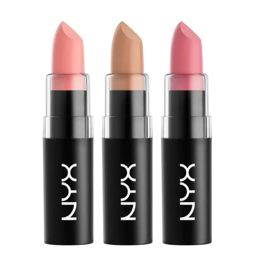 Набор матовых помад для губ NYX Matte Lipstick Set 3, 3 шт. х 4.5 г.