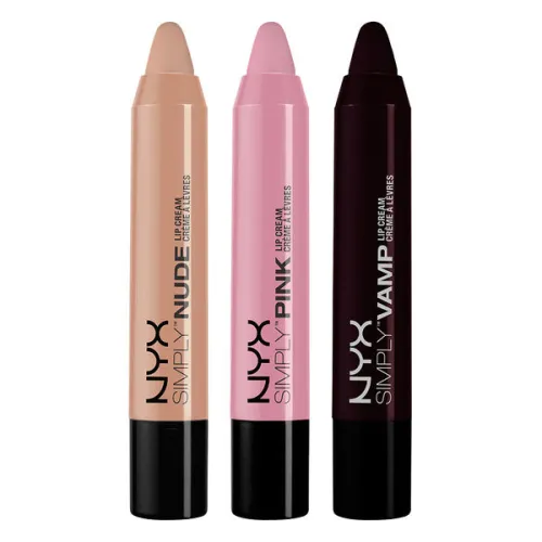 Набір олівців-помад для губ NYX Simply Lip Cream Set 2, 3 шт. х 3 г.